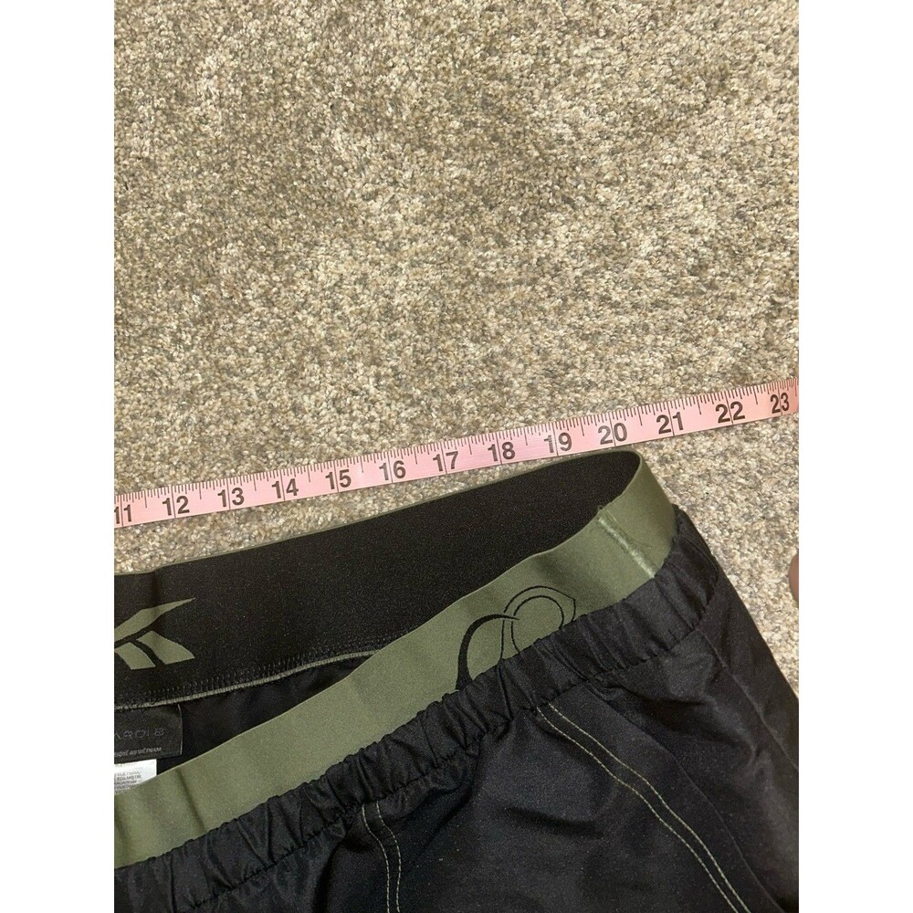 Reebok Cardi B Womens 4x Woven Black Green Joggers Pants Athleisure - Picture 8 of 8